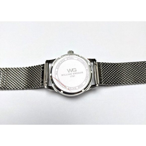 NWOT William Gregor Green Stainless Steel Watch - Picture 4 of 4
